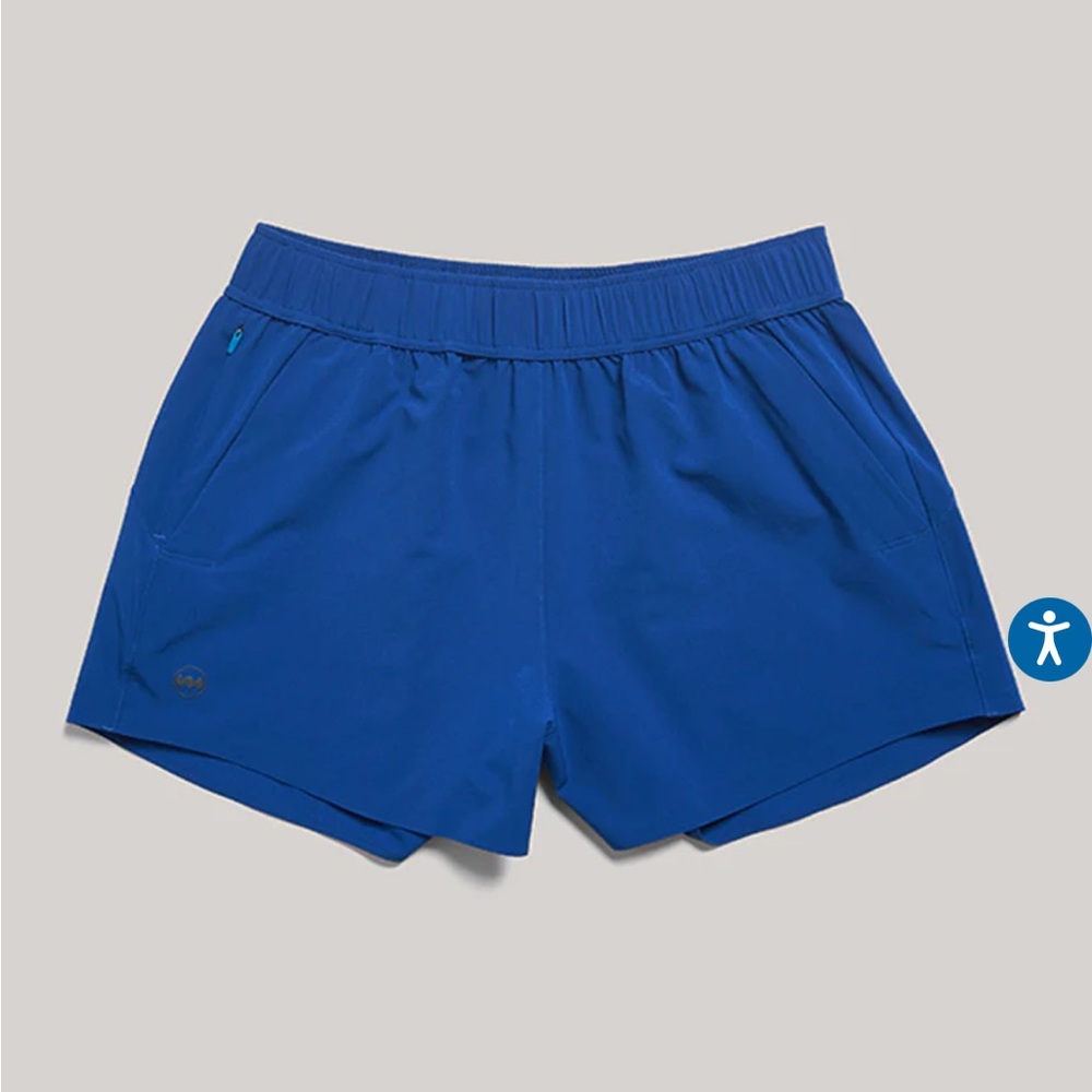 Janji Women's Athletic Shorts in Blue